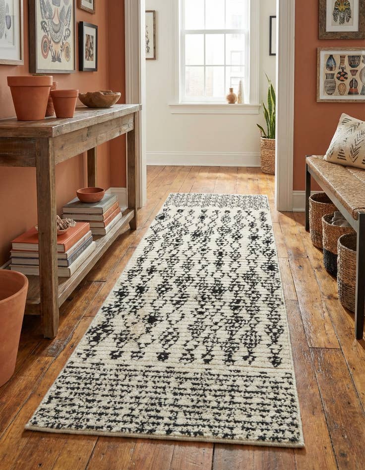 Detail image of 2' 2 x 6' Morocco Runner Rug