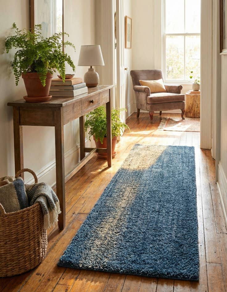 Detail image of 2' x 6' Jill Zarin Shaggy Chic Runner Rug