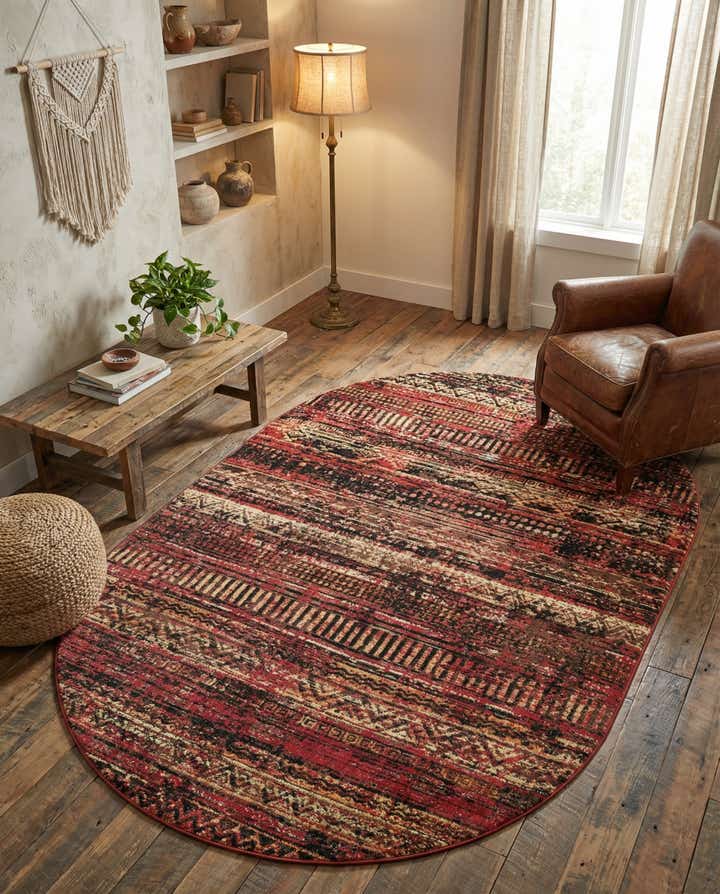 5' 3 x 8' Saturn Oval Rug