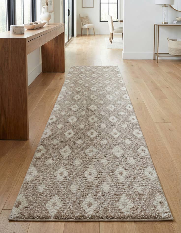 Detail image of 2' 7 x 10' Sepia Runner Rug