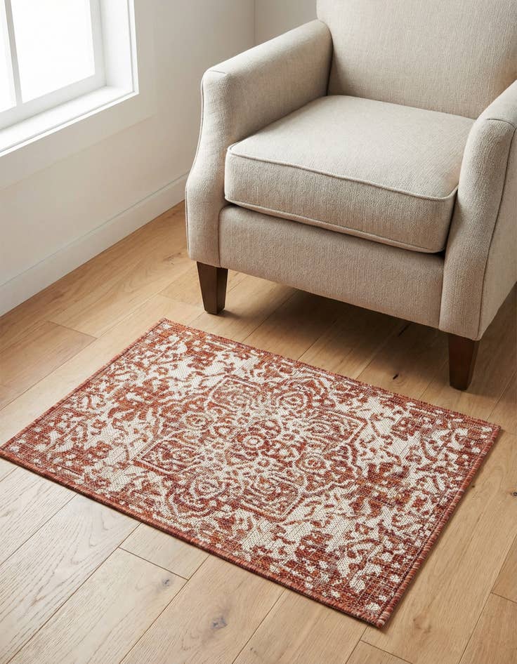 Detail image of 2' x 3'  Washable Jill Zarin Dubai Indoor / Outdoor Rug