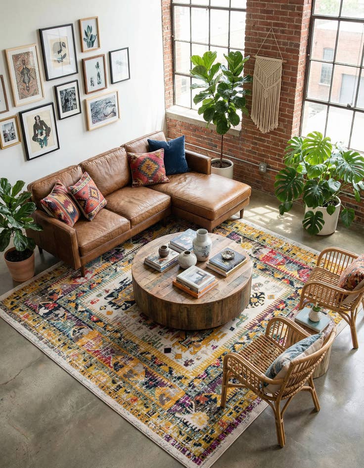 Detail image of 10' x 10' Carrington Square Rug