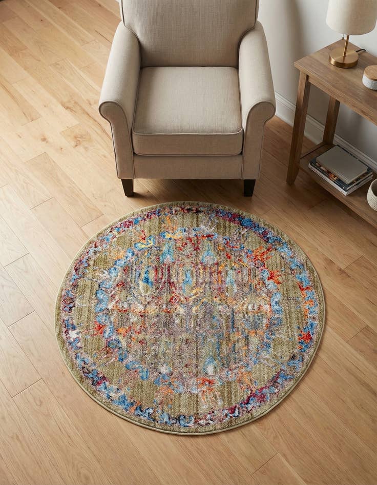 Detail image of 3' 3 x 3' 3 Brooklyn Round Rug