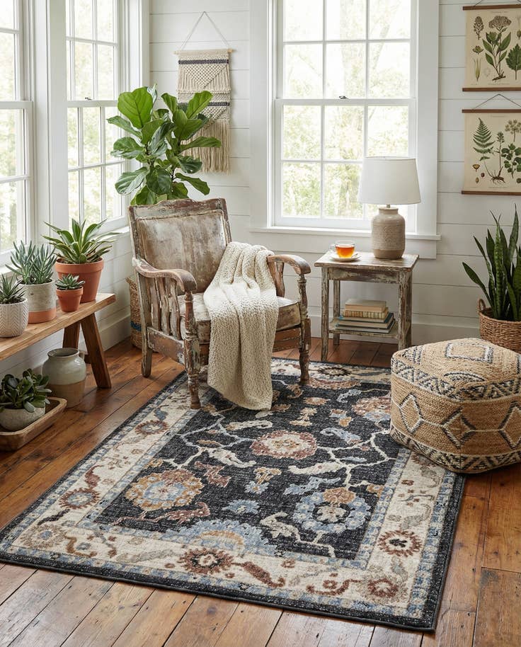 Detail image of 4' x 6' Eco Traditional Rug