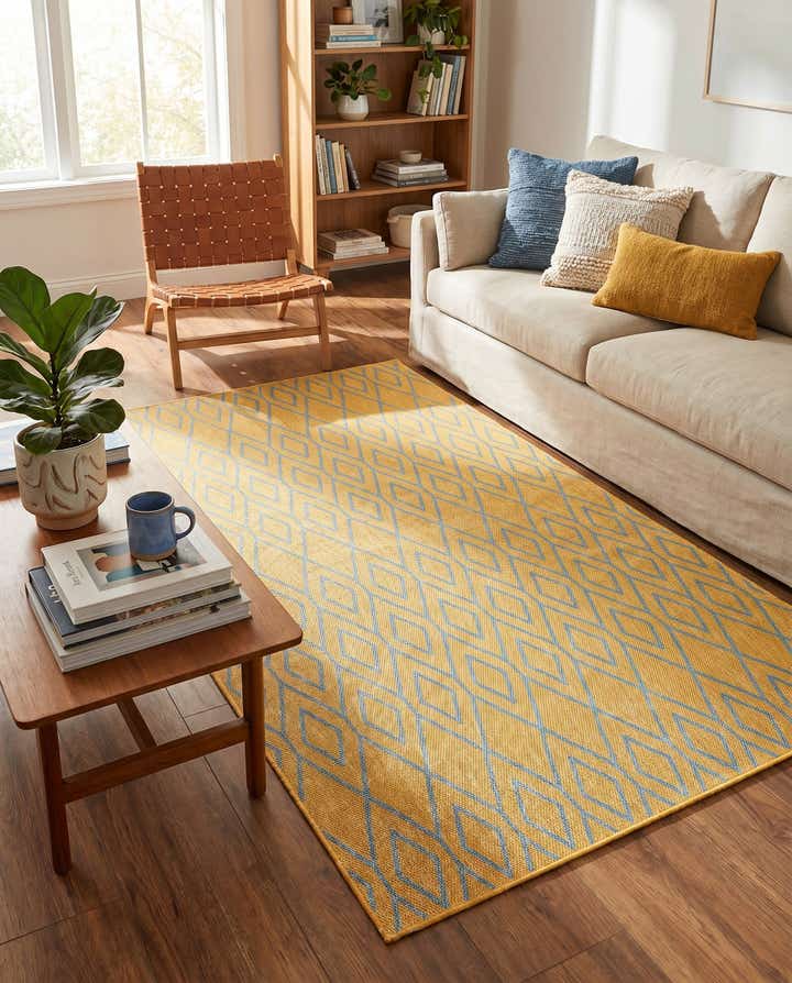 5' 3 x 8' Easy-Clean Jill Zarin Turks and Caicos Indoor / Outdoor Rug
