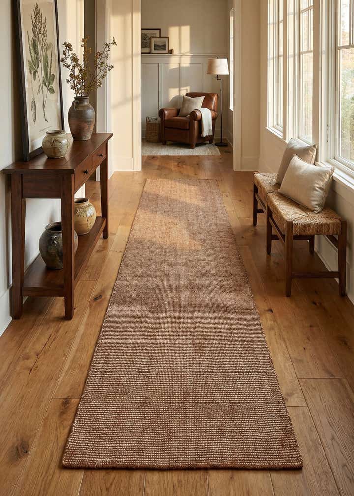 2' 7 x 12' Hand Woven Jill Zarin English Manor Wool Runner Rug