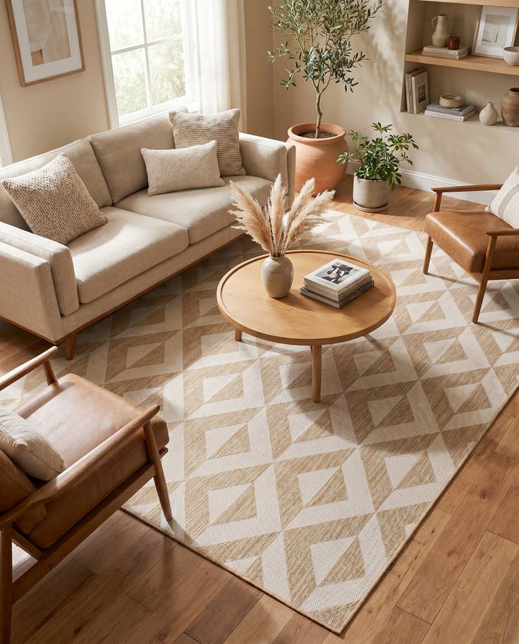 Detail image of 7' 10 x 10' Easy-Clean Jill Zarin Napa Indoor / Outdoor Rug