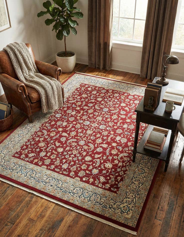 Detail image of 7' 10 x 10' Nain Design Rug