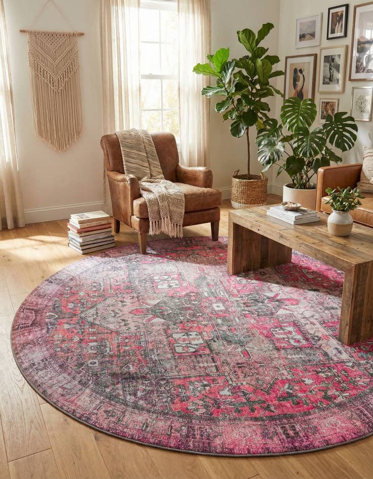 Detail image of 7' 6 x 7' 6 Timeless Round Rug