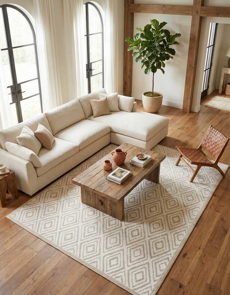 Detail image of 7' 10 x 11' 6 Hermitage Rug