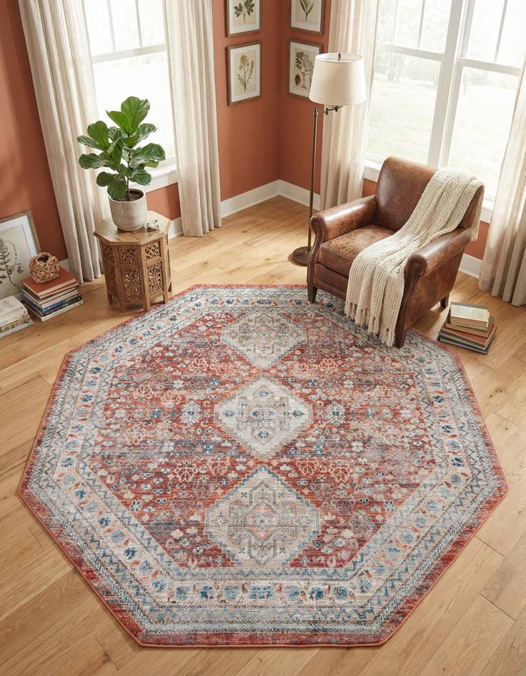 Detail image of  7' x 7' Newport Octagon Rug