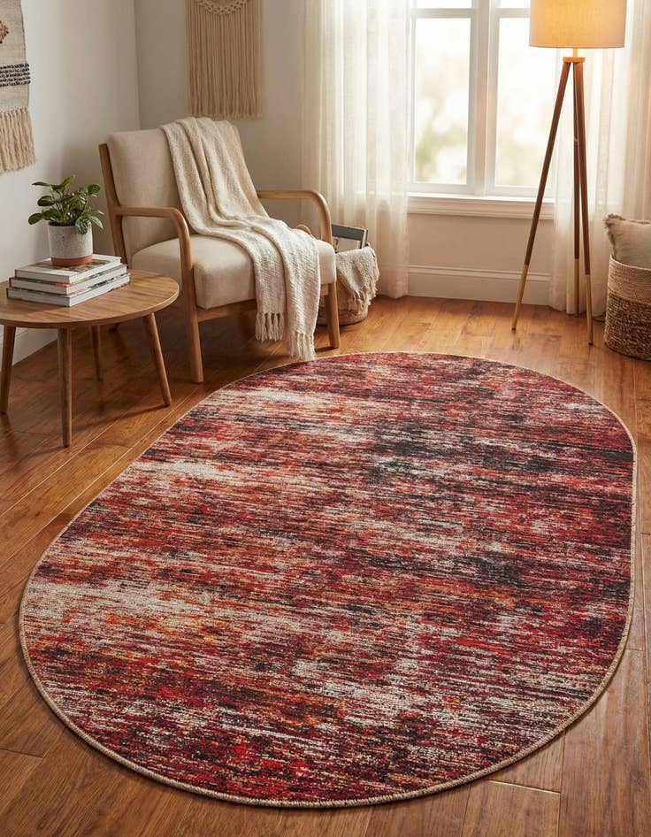Detail image of 3' 6 x 5' 6 Asha Oval Rug