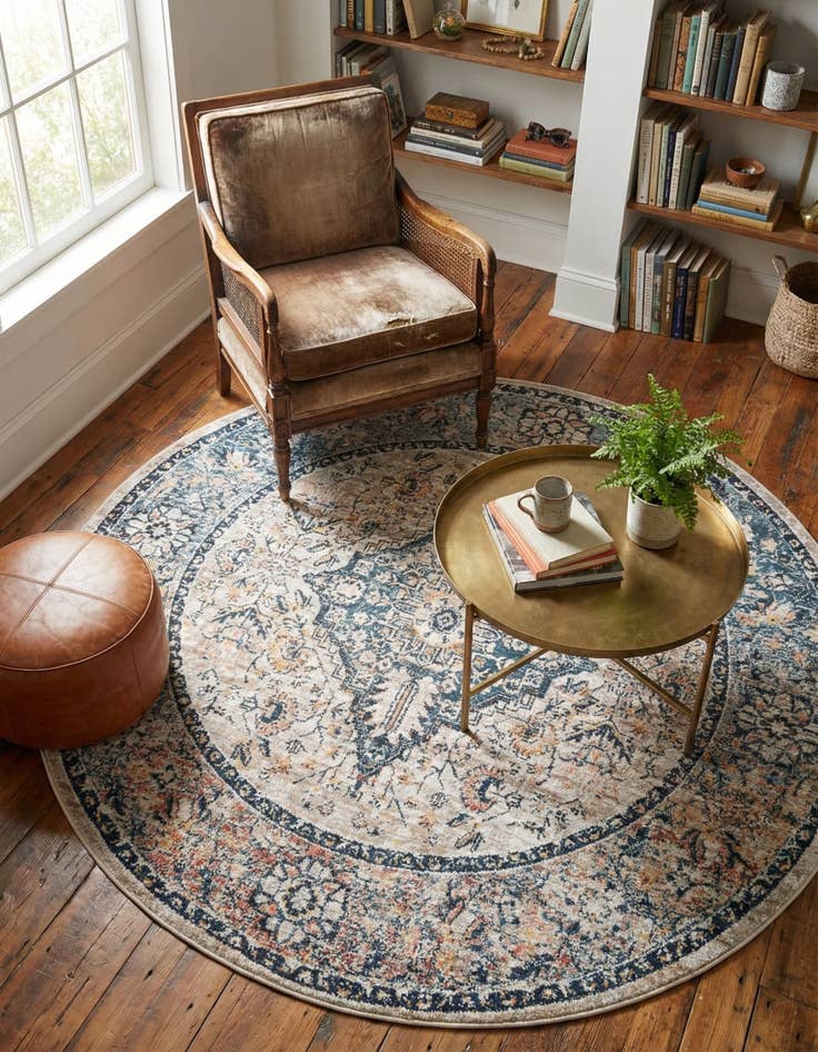 Detail image of 6' x 6' Lola Round Rug