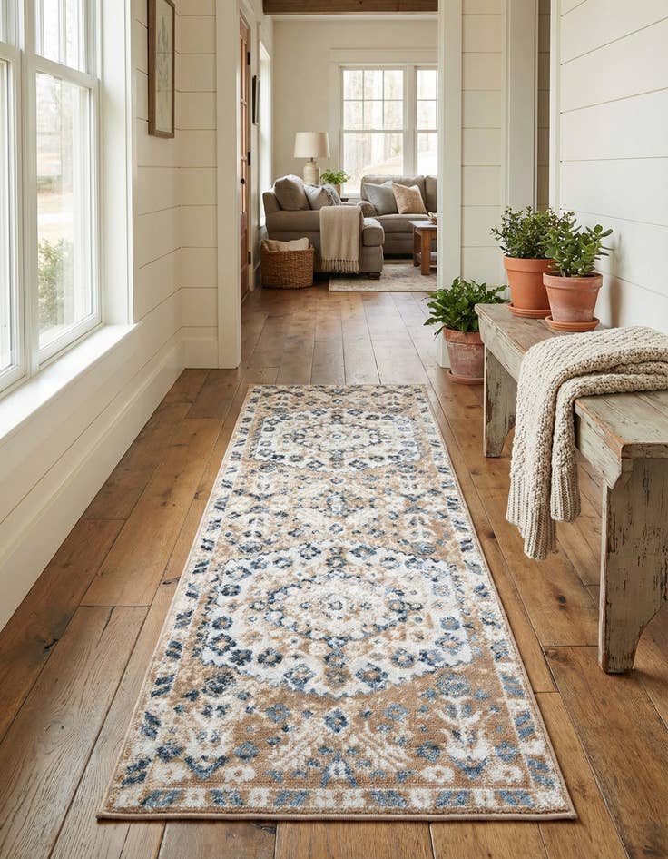 Detail image of 2' x 6' Oxford Runner Rug