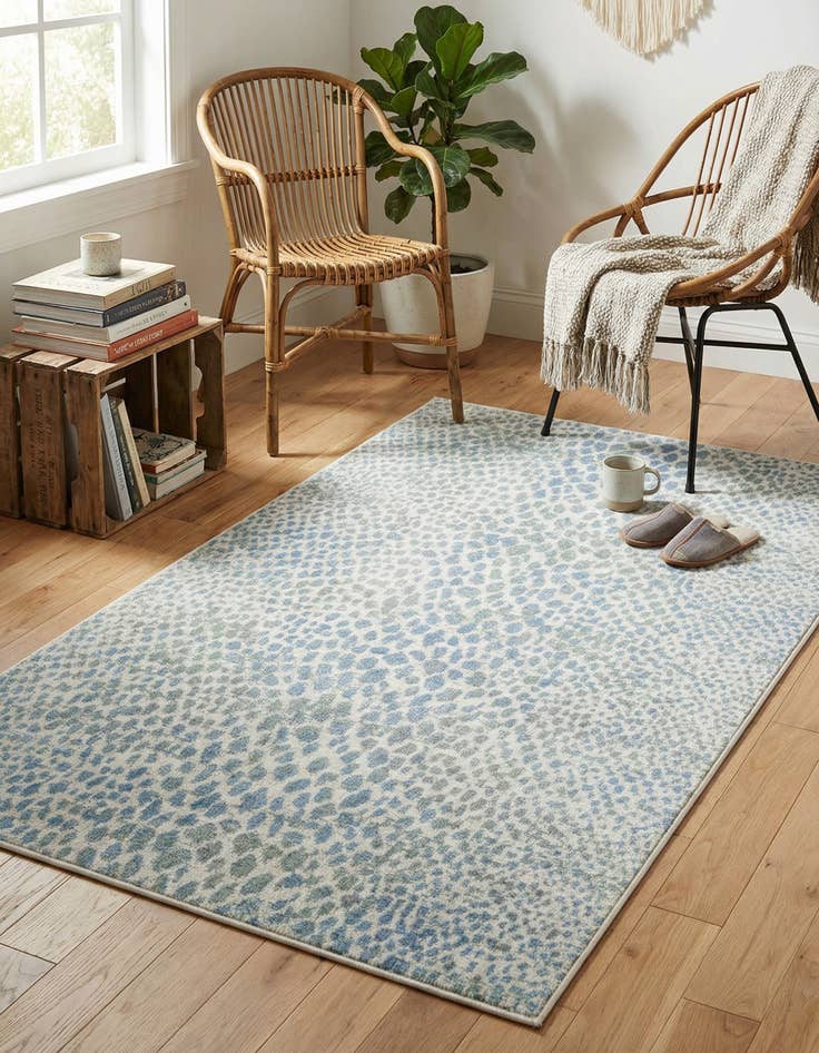 Detail image of 3' 3 x 5' 3 Kamala Washable Rug