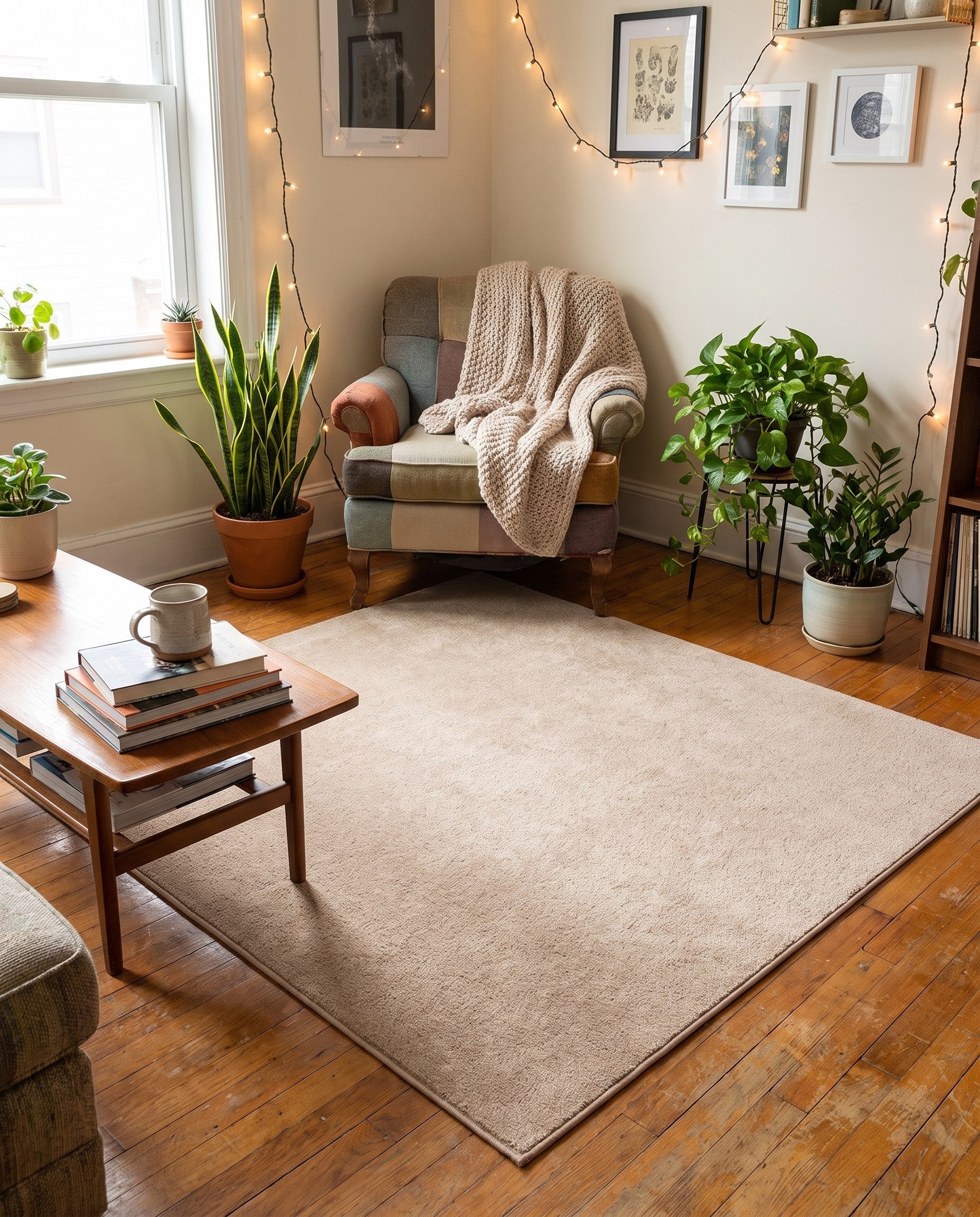 5' 3 x 5' 3 Soft Touch Cloud Square Rug