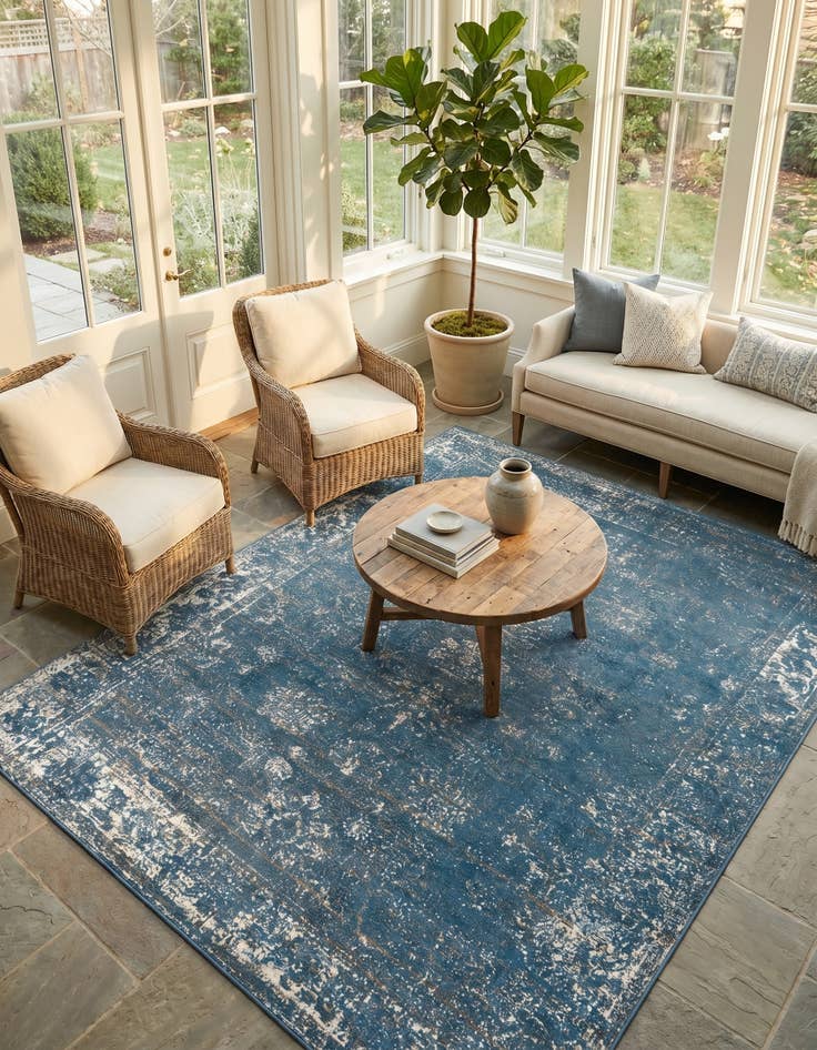 Detail image of 7' 10 x 10' Monaco Rug With Pad Bundle