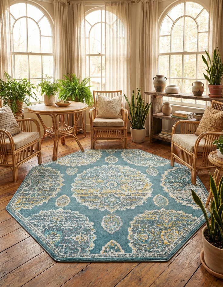 Detail image of 6' x 6' Paragon Octagon Rug