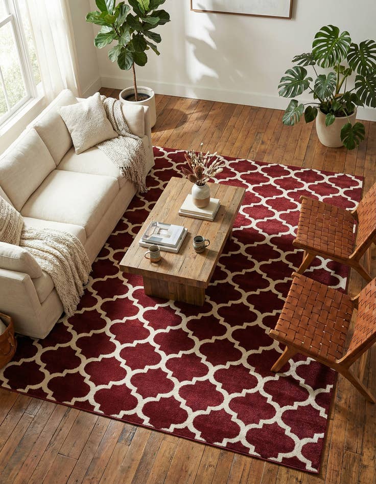 Detail image of 10' x 13' Lattice Rug