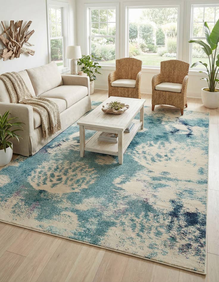 Detail image of 10' x 14' 1  Washable Capri Rug