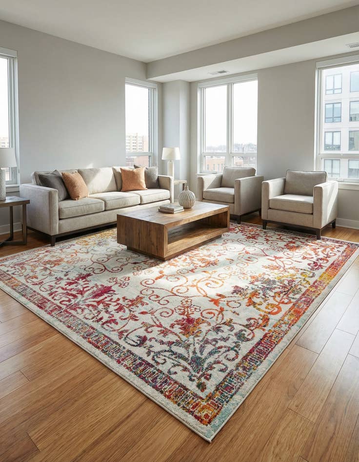 Detail image of 10' x 10' Madeline Square Rug