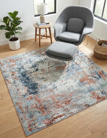 Kamala Washable Square Rug