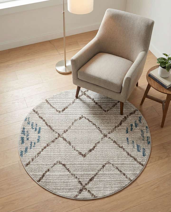 3' 3 x 3' 3 Aramis Round Rug