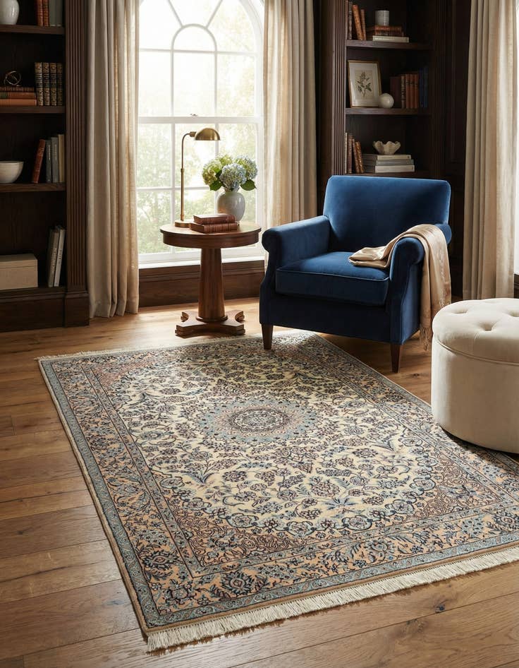 Detail image of 3' 5 x 5' 3 Nain Rug