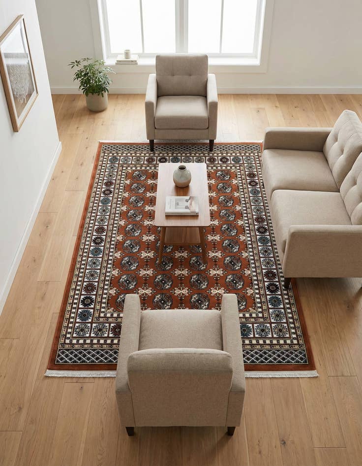 Detail image of 4' x 6' Nain Design Rug