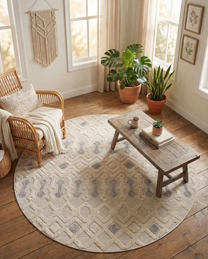 5' 3 x 5' 3 Arlo Round Rug