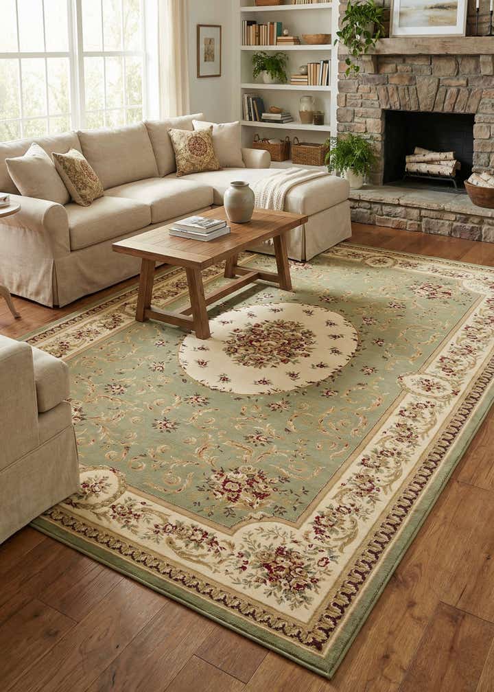10' 6 x 16' 5 Classic Aubusson Rug
