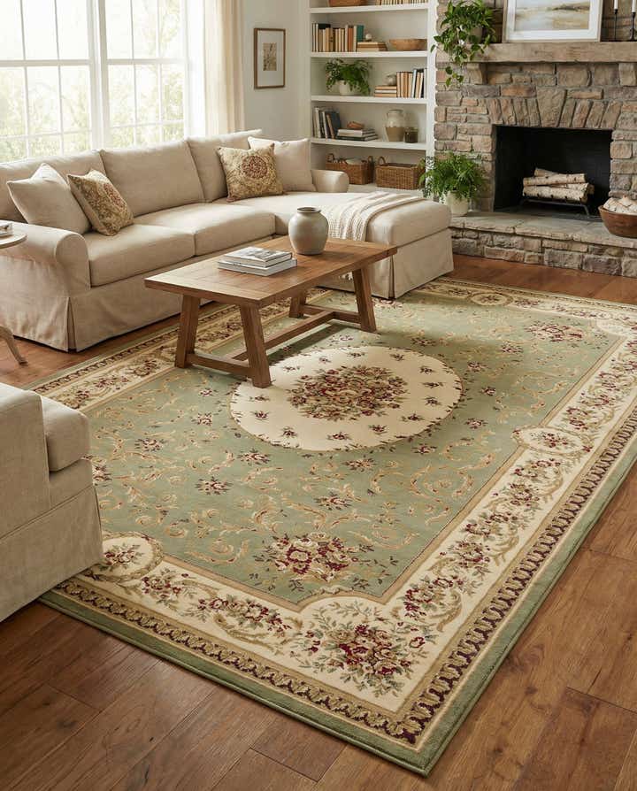 10' 6 x 16' 5 Classic Aubusson Rug