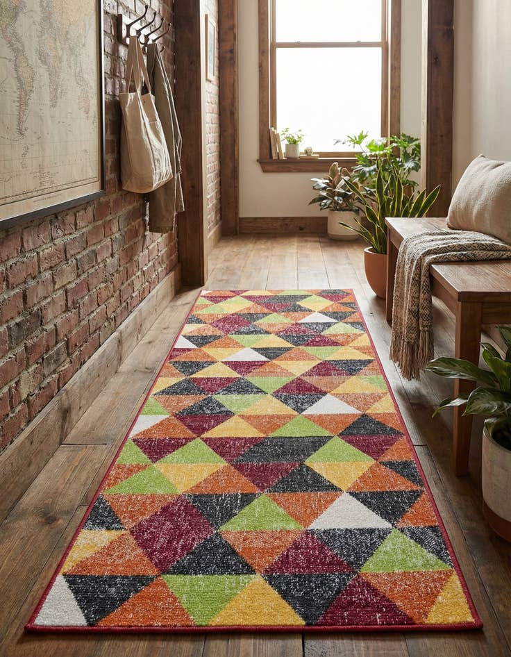 Detail image of 2' x 6' Valencia Runner Rug