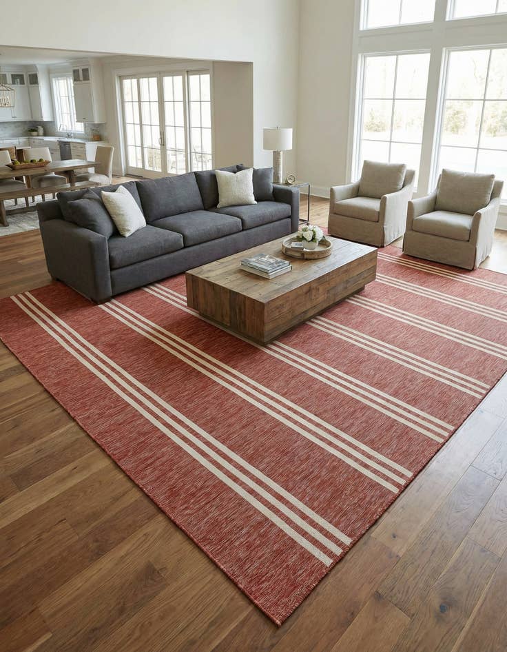 Detail image of 13' x 13' Easy-Clean Jill Zarin Anguilla Indoor / Outdoor Square Rug