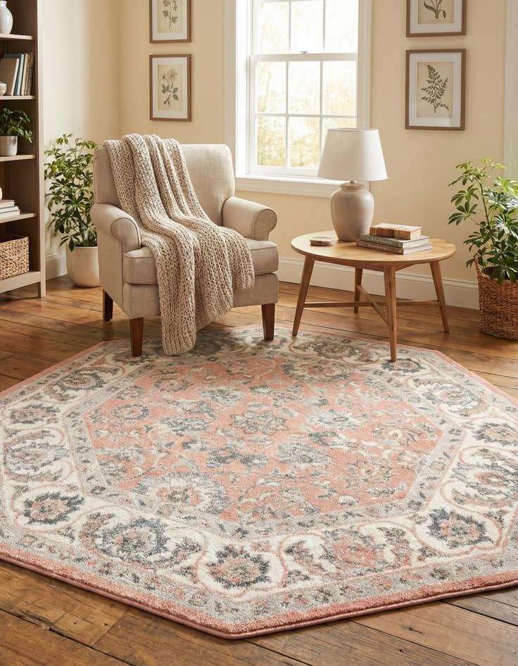 Detail image of 7' x 7' Aurelia Octagon Rug