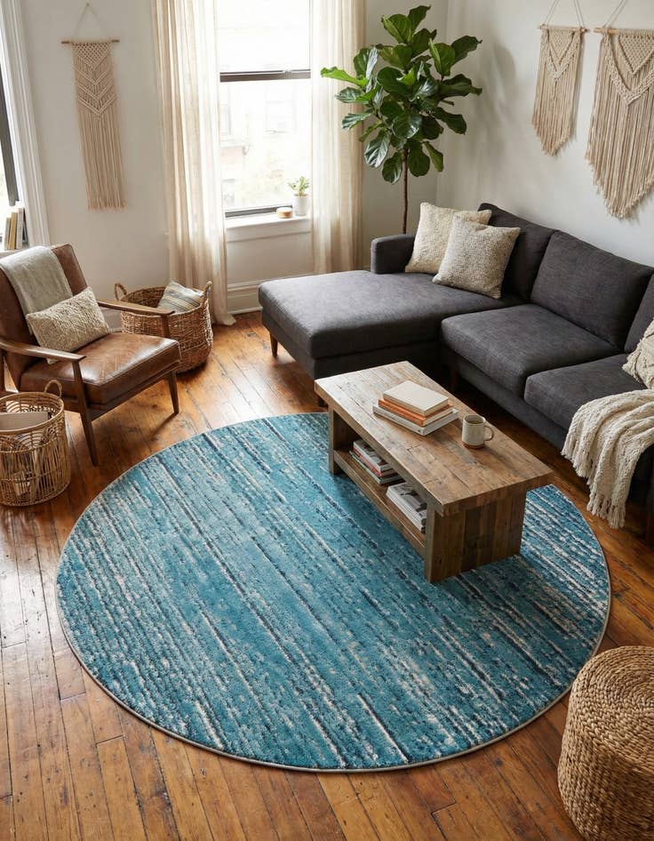 Detail image of 7' x 7' Oasis Round Rug