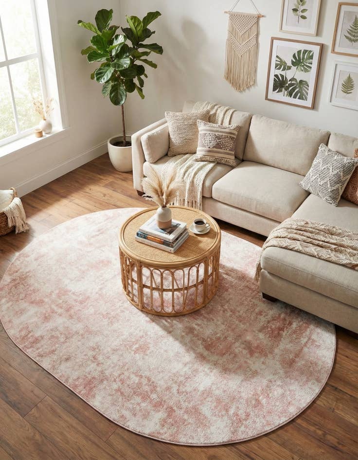 Detail image of  8' x 10' Aurora Oval Rug