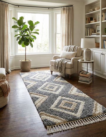 2' 2 x 6' Athena Shag Runner Rug