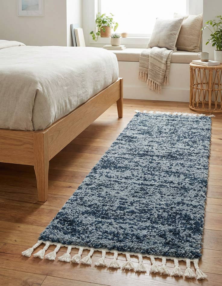 Detail image of 2' 2 x 6' Athena Shag Runner Rug