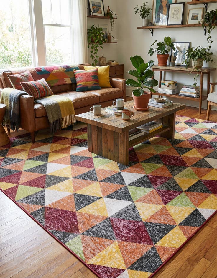 Detail image of 7' 10 x 10' Valencia Rug