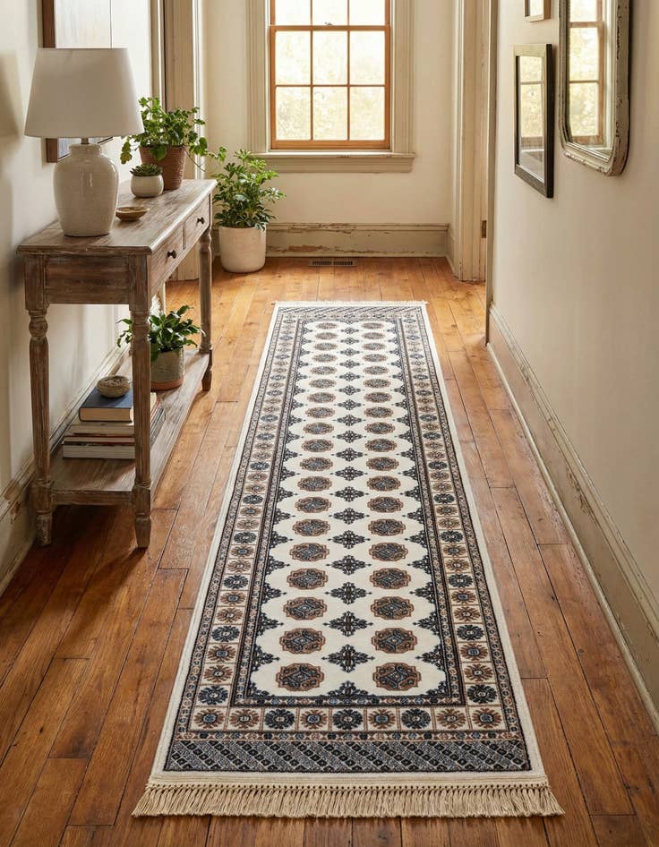 Detail image of 2' 7 x 10' Bokhara Runner Rug