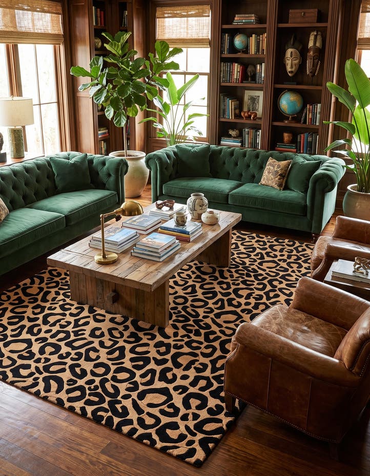 9' x 12' Hand Tufted Safari Wool...