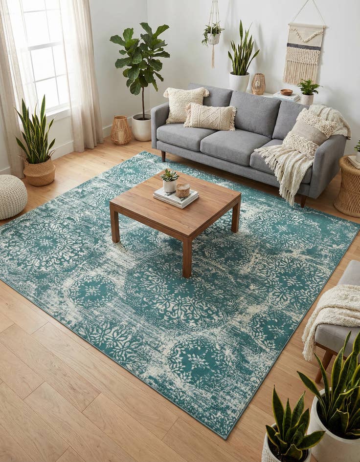 Detail image of 7' 10 x 7' 10 Monaco Square Rug