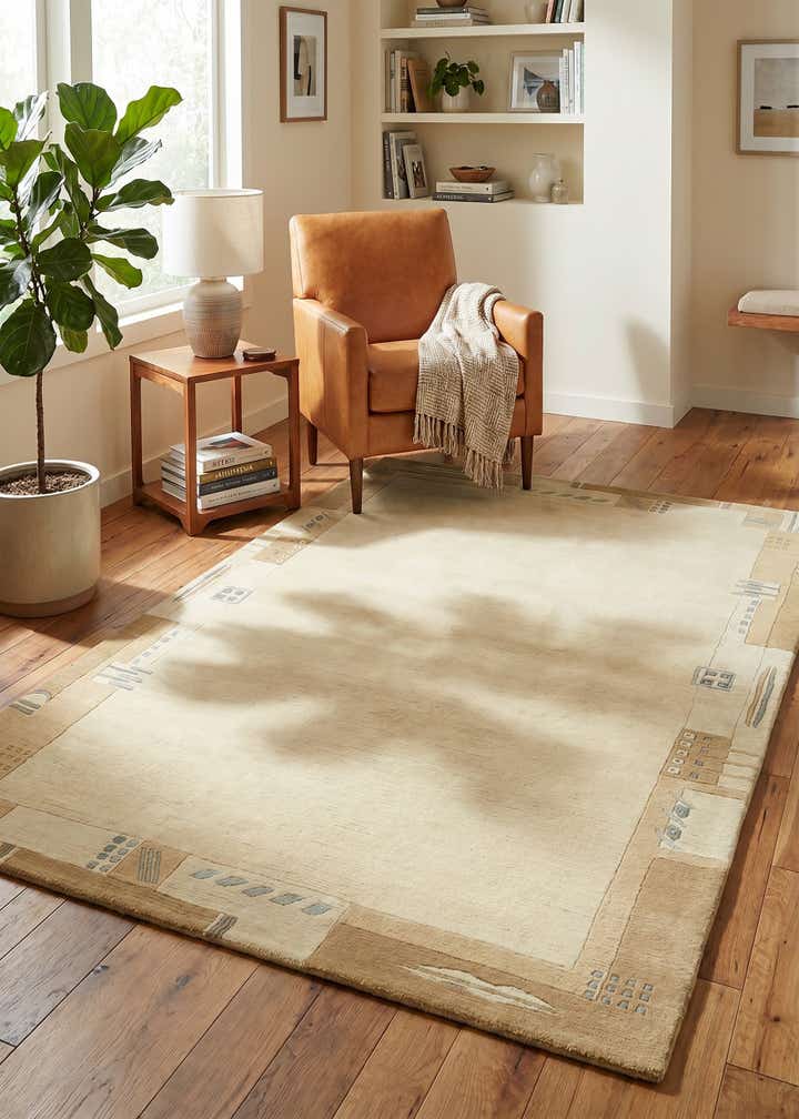 4' x 5' 10 Hand Knotted Nepal Wool Rug