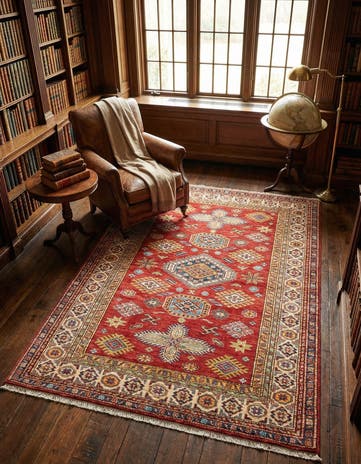 3' 11 x 5' 10 Kazak Wool Rug