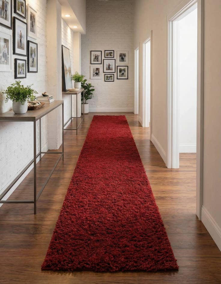 Detail image of 2' 6 x 16' 5 Everyday Shag Runner Rug