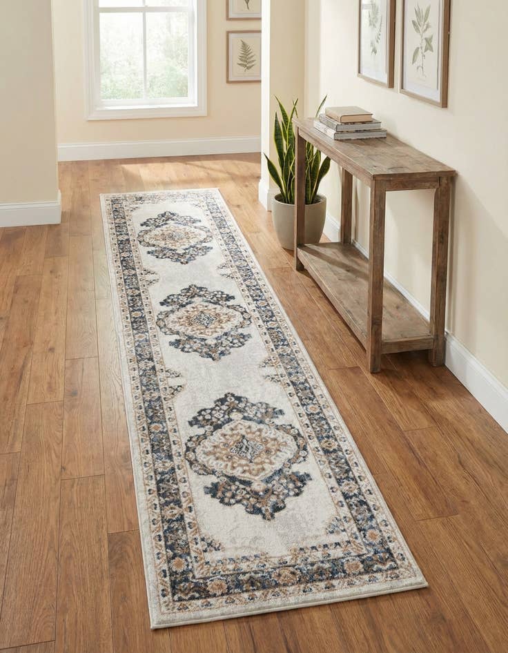 Detail image of 2' 7 x 12' Oxford Runner Rug