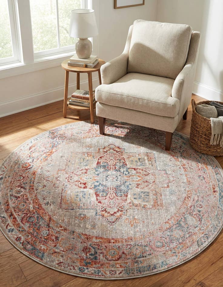 Detail image of 6' x 6' Noble Round Rug