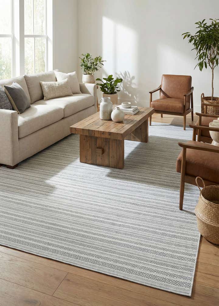 10' x 14' Easy-Clean Ribbon Indoor / Outdoor Rug