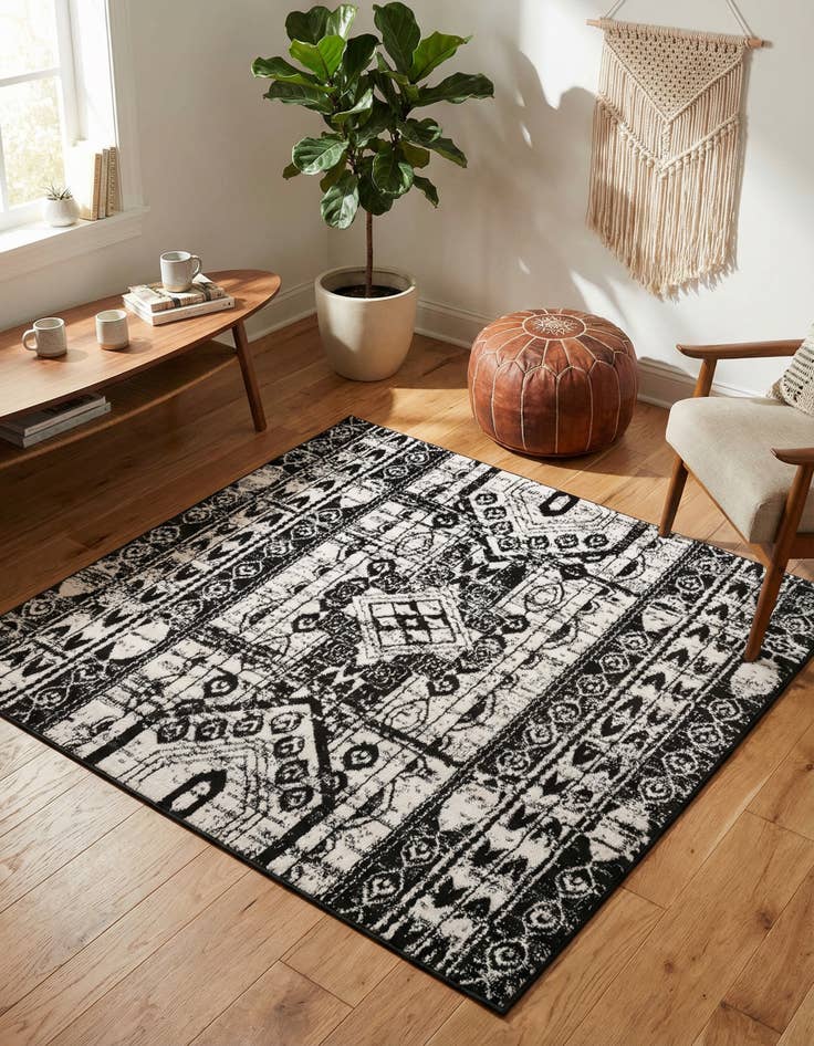 Detail image of 4' x 4' Oregon Square Rug